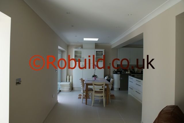 Interior Kitchen Extension - Open plan floor