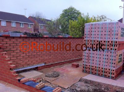 building walls bricks