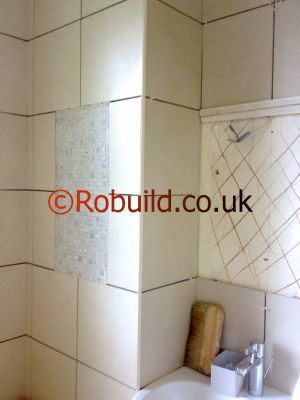 tiling bathroom walls